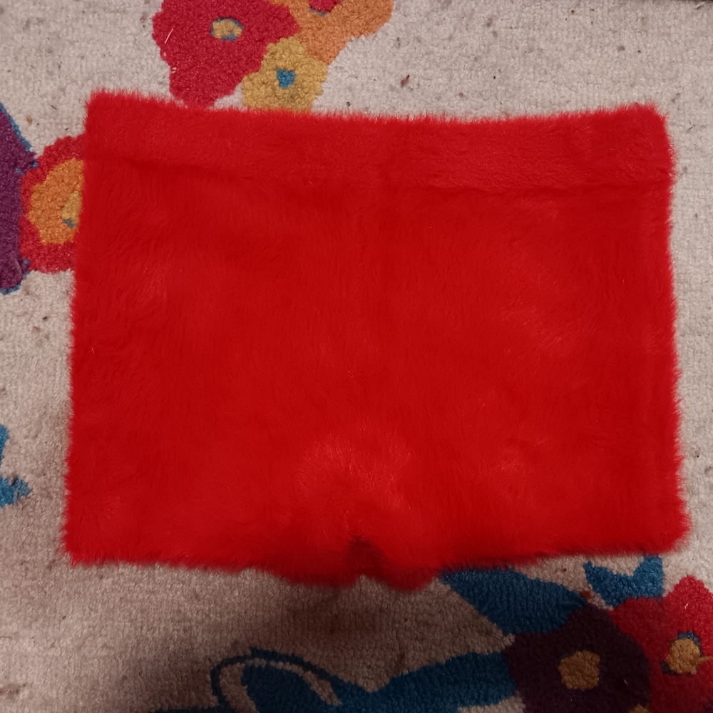 Victoria Secret Fuzzy Red Shorts